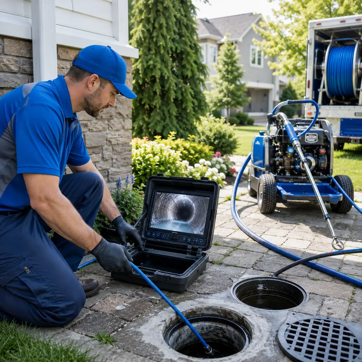 Outdoor drain cleaning professionals serving Watts, OK